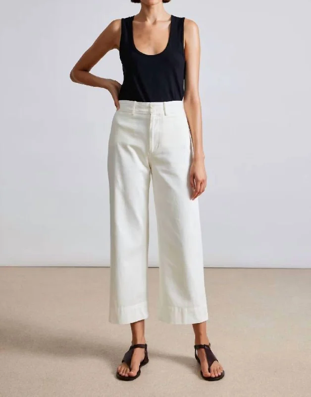 Chic Trends Unveiled Chino Merida Pant In Cream