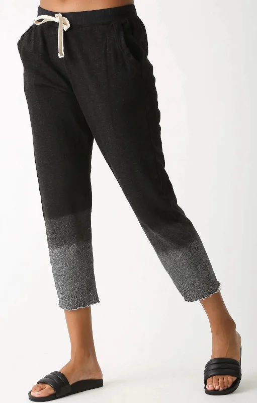 Rocker Chic Fashion Reggie Pant In Dusk (Onyx / Heather Grey)