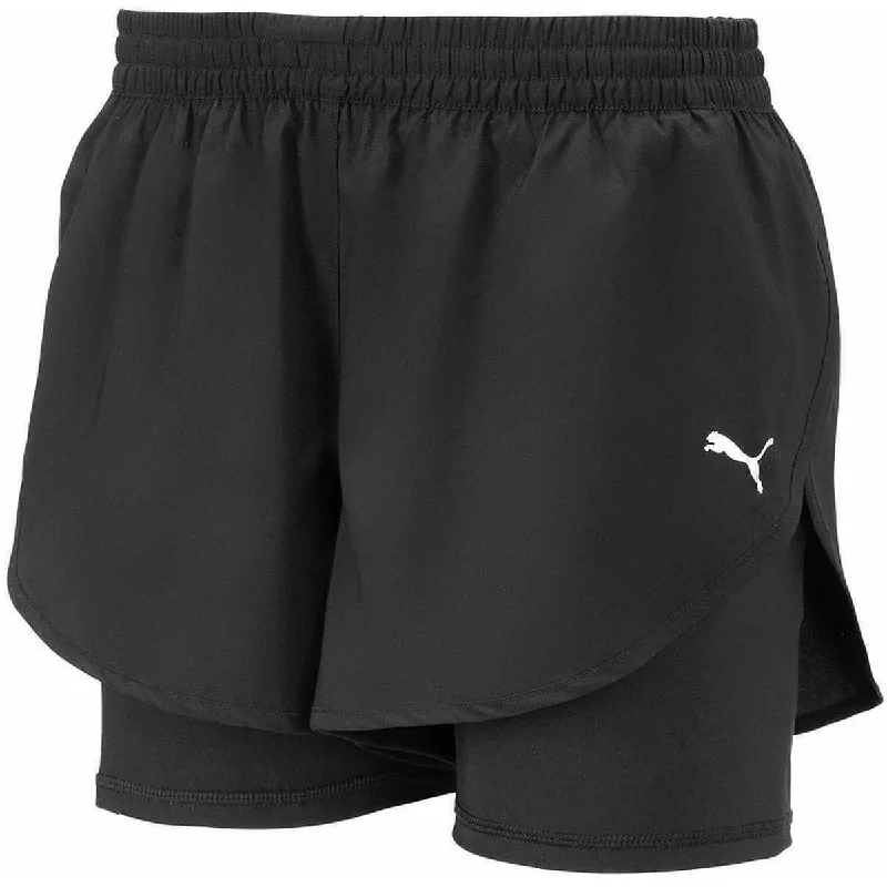 Best Seller Puma Woven 2 In 1 Womens Running Shorts - Black