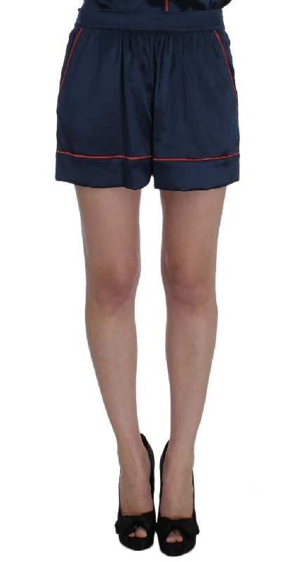 Style Redefined Dolce & Gabbana Elegant Silk Stretch Mini Women's Shorts