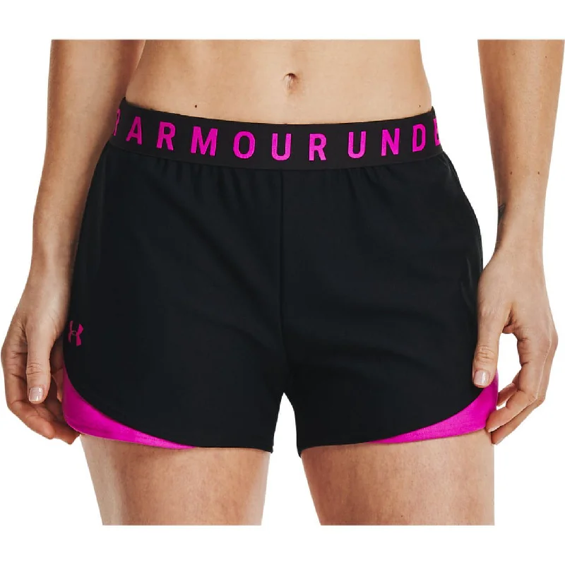 Comfort Centric Apparel Under Armour Play Up 3.0 Womens Running Shorts - Black