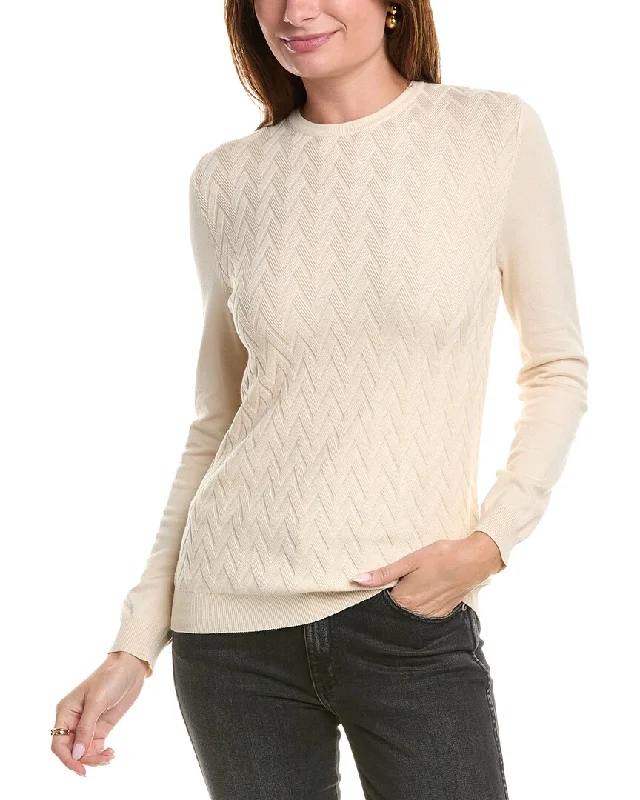 Lighten Up With Nordic Styles YAL New York Pullover Sweater