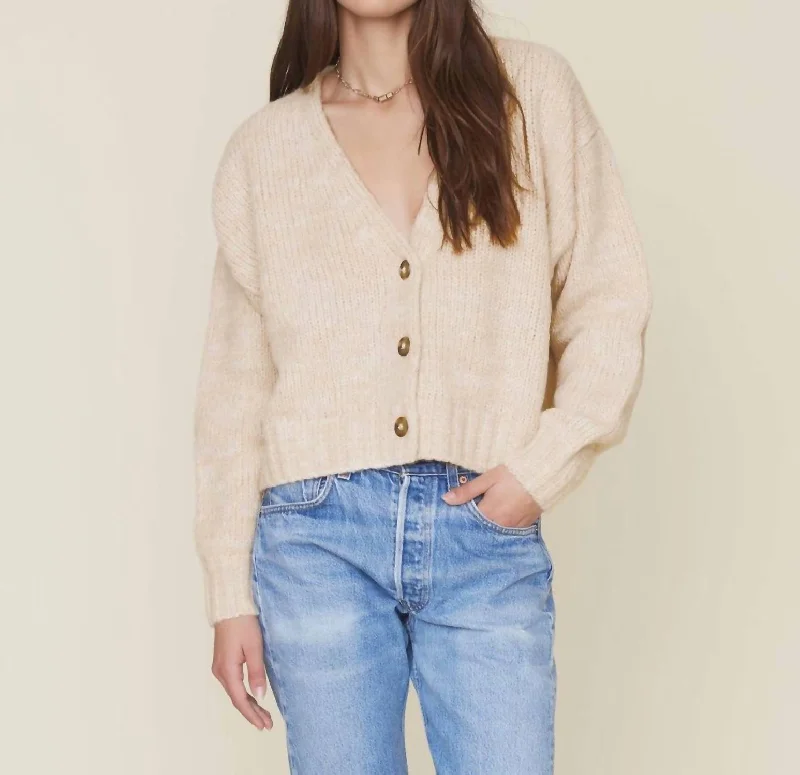 Effortless Comfort Milli Sweater In Dune Marble