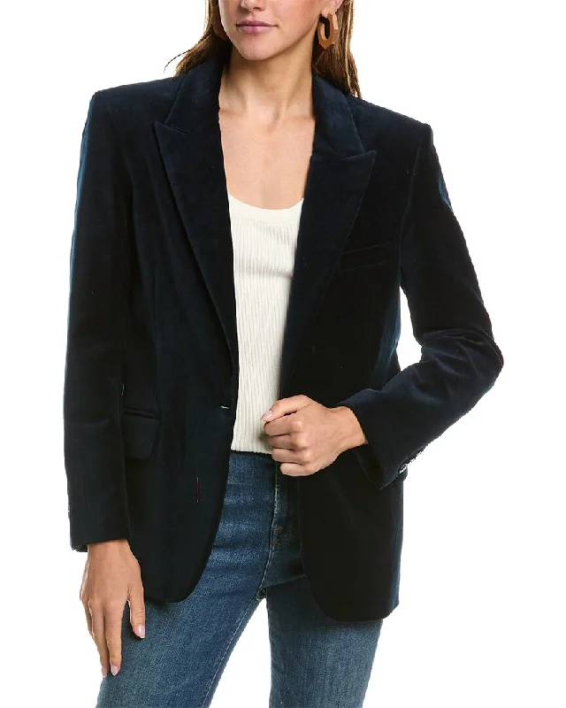 Timeless Elegance ba&sh Velvet Blazer