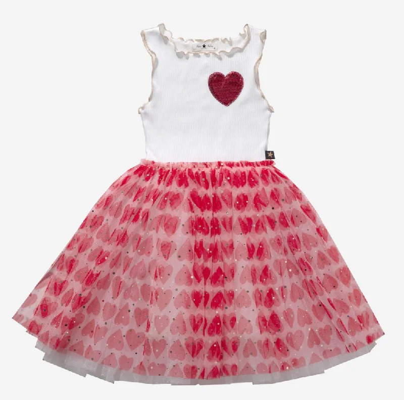 Fashion Sale Sleeveless Heart Tutu Dress