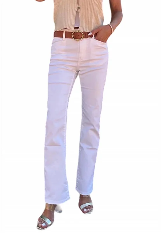 Ends Soon Novel Check Pant In White