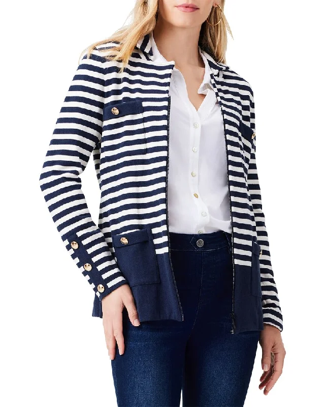 Top Brand Discounts NIC+ZOE Striped City Charm Knit Blazer