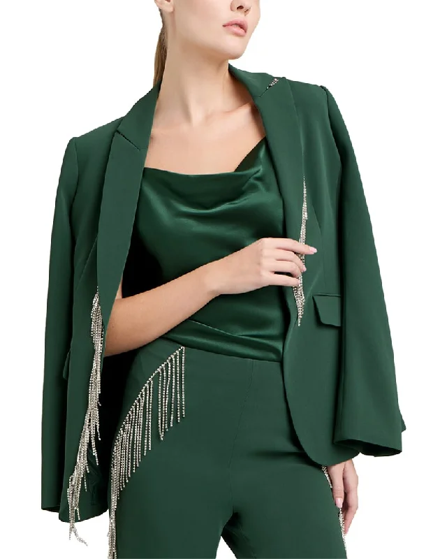 The Good Stuff Cinq à Sept Rhinestone Fringe Cheyenne Blazer