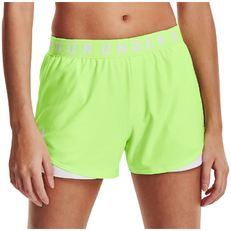 Quality Driven Apparel Under Armour Play Up 3.0 Womens Running Shorts - Green