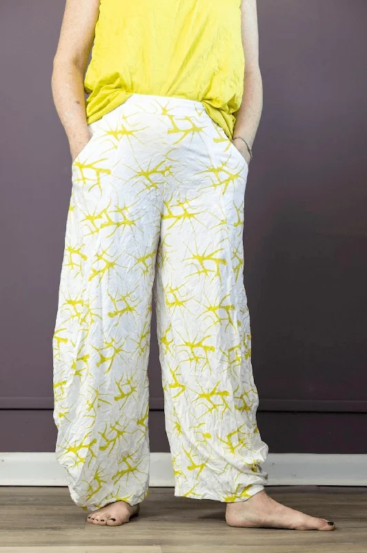 Vintage Retro Party Wear Jade Pant In Branch