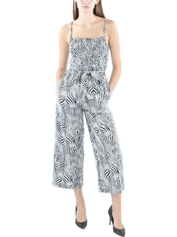 Step Ahead, Lead The Trend Womens Linen Blend Linen Jumpsuit