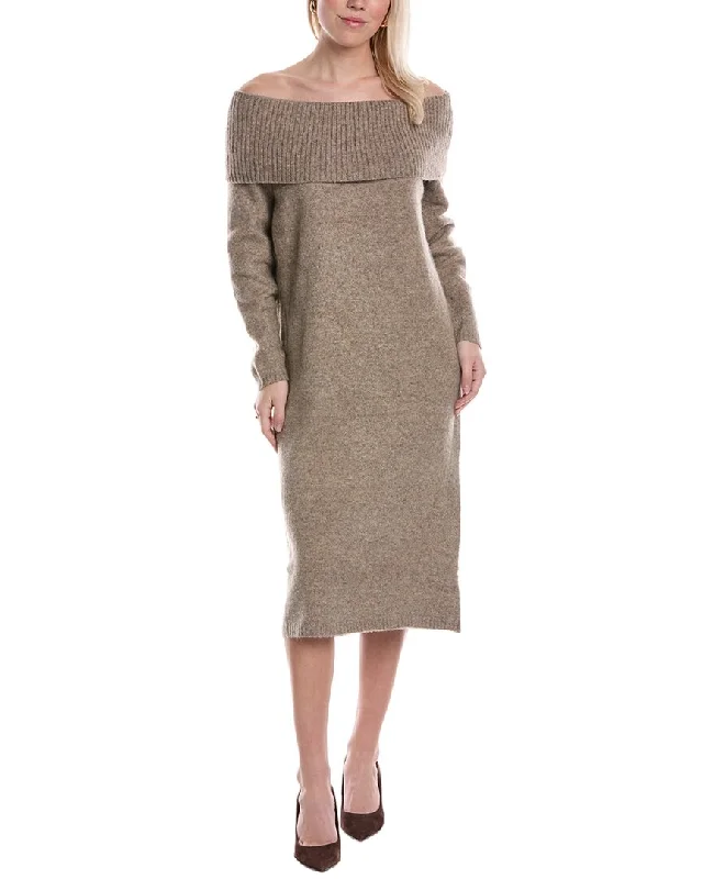 Chic Styles ANNA KAY Lorelle Cashmere-Blend Sweaterdress