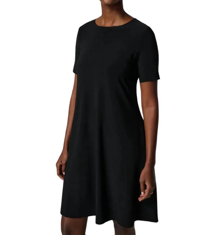 Fashion Sale Classic A-Line Dress In Black