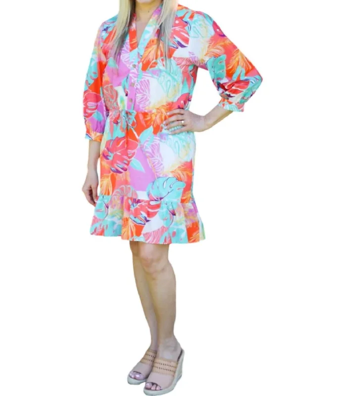 Season Sale Cora Dress In Multi-Colored