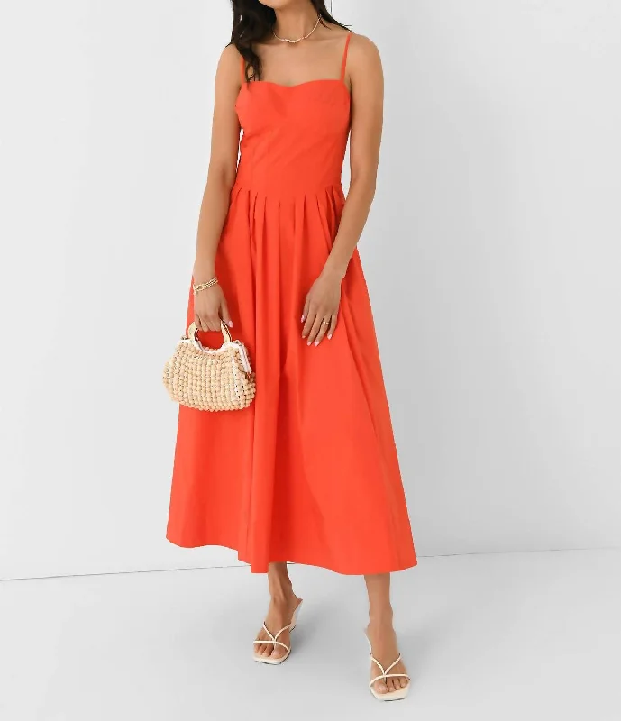 Trend Alert Kittiya Dress In Flame