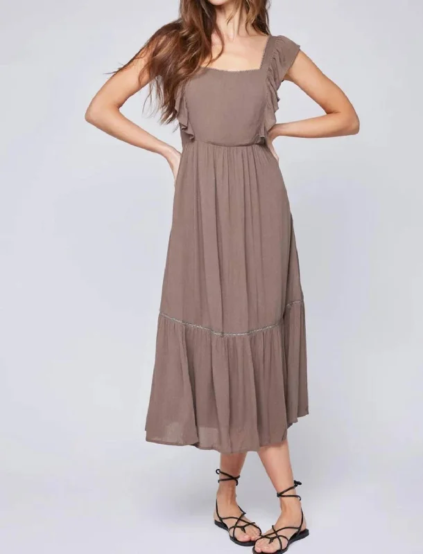 Effortless Style, Endless Impact Quinn Dress In Porcini