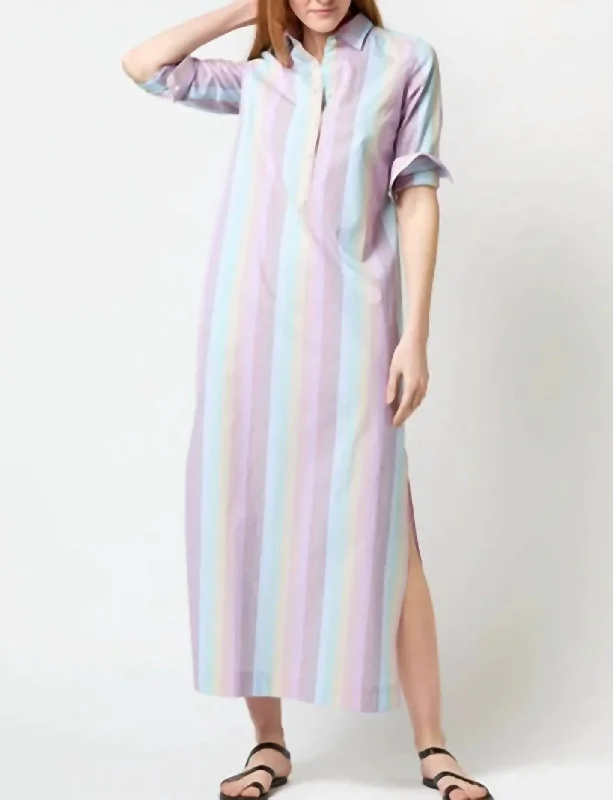 Summer Fashion Talitha Shirtdress In Multi