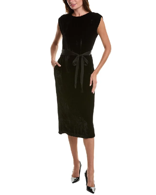 Casual Chic Velvet by Graham & Spencer Kandace Silk-Blend Dress